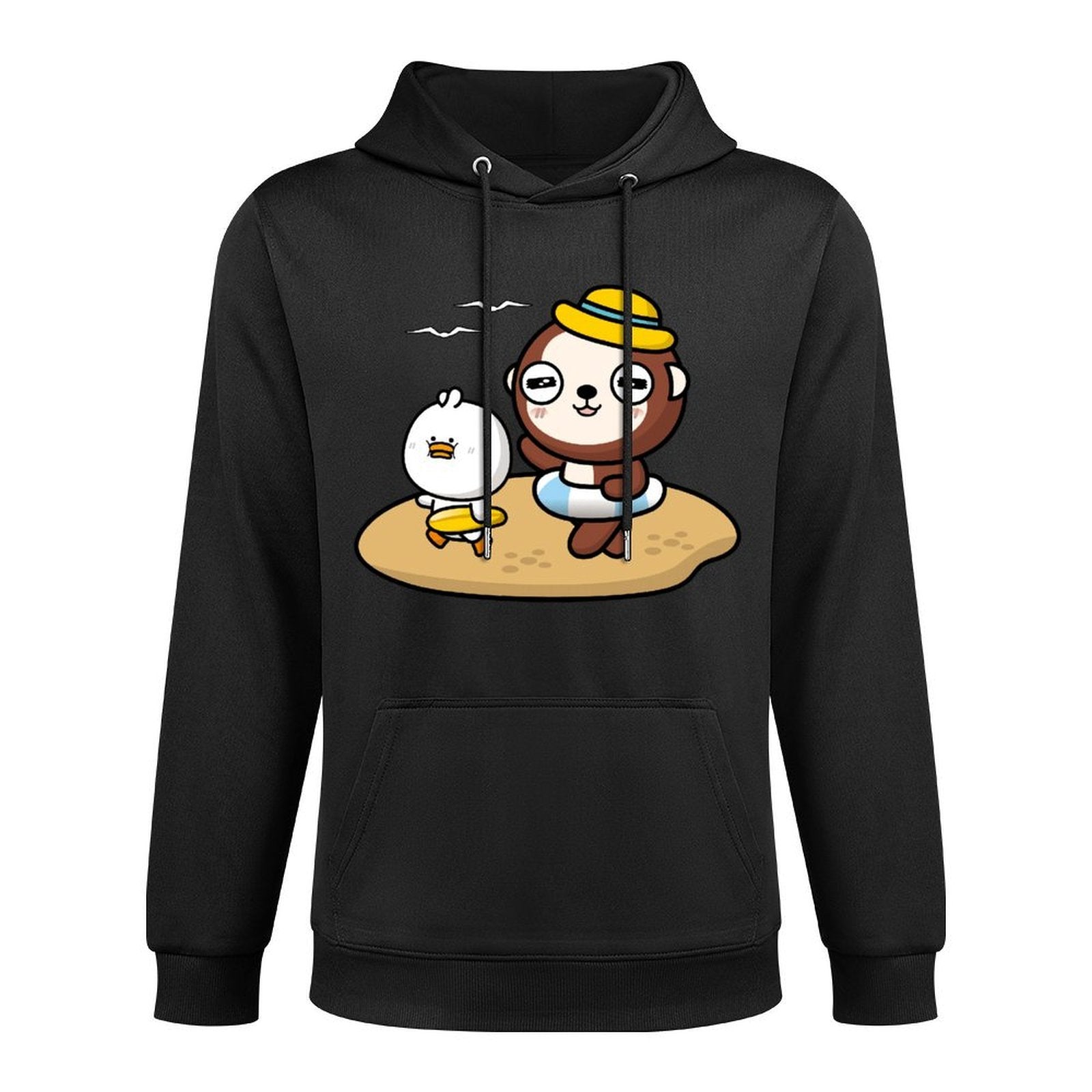 Refined Heavyweight Front Graphic Hoodies